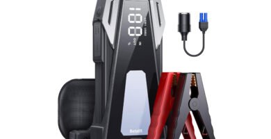 Arrancador de batería BUTURE Beta05 4000A con cables de arranque y adaptadores incluidos