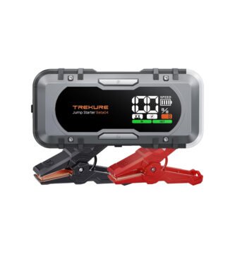 Imagen principal del arrancador de batería TREKURE Beta04 con pantalla LED y diseño compacto