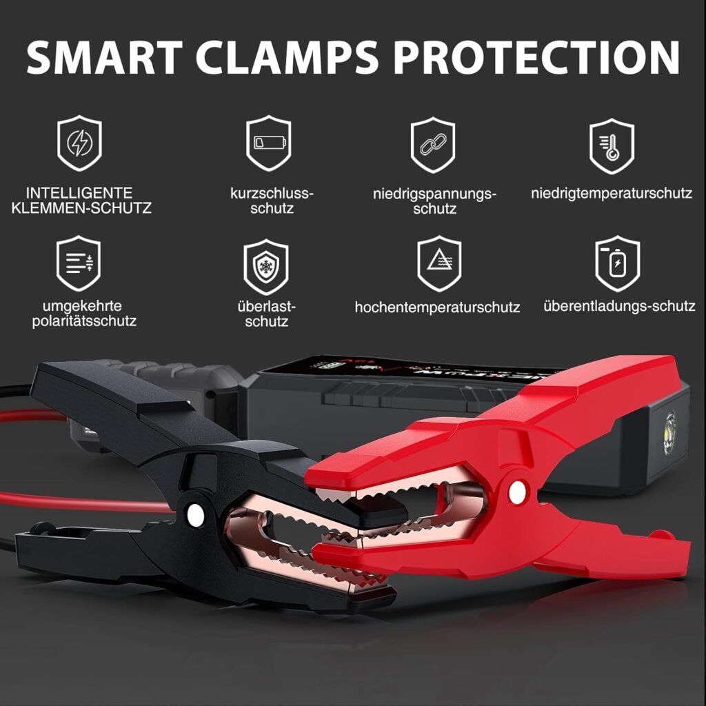 Pinzas inteligentes del NEXPOW Q10S con protección contra sobrecarga, cortocircuito y polaridad inversa