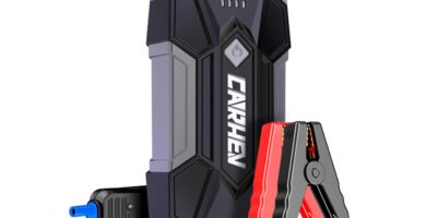 Arrancador CARHEV JS-06 de 4500A con diseño compacto y pinzas de alta calidad