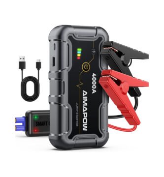 AIMAPOW A10 – Arrancador 4000A y 12 000 mAh, potencia máxima portátil
