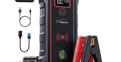 Arrancador de coche 12V 3500A y power bank de alta capacidad