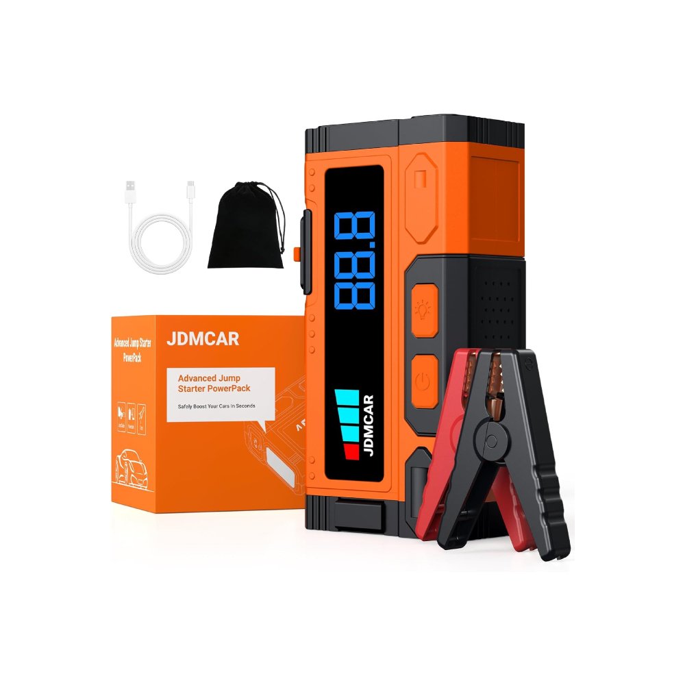 Opiniones JDMCAR JN-8148: arrancador de coche 3000A y 14 800 mAh