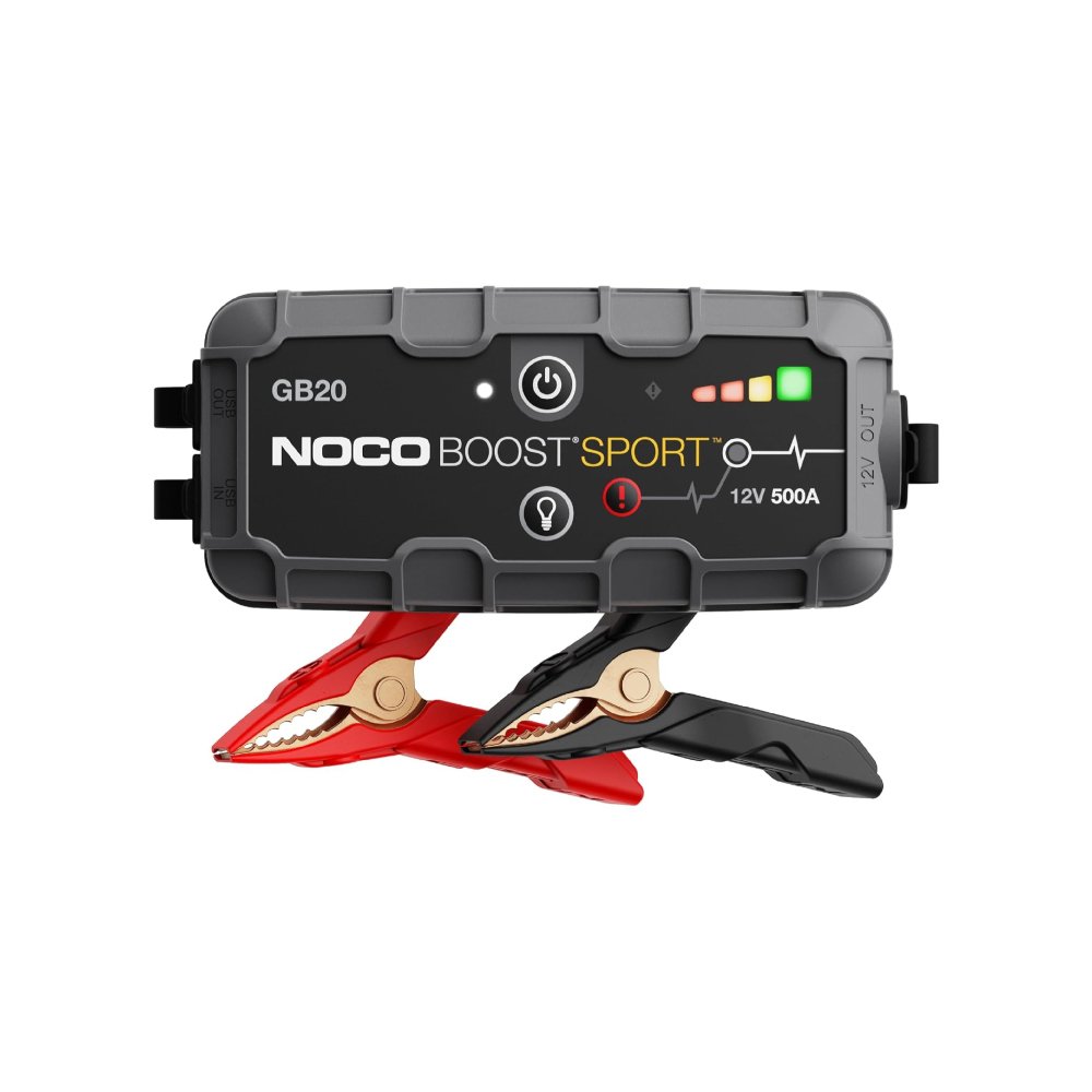 Arrancador NOCO Boost GB20 500A: ultraseguro, compacto y fácil de usar