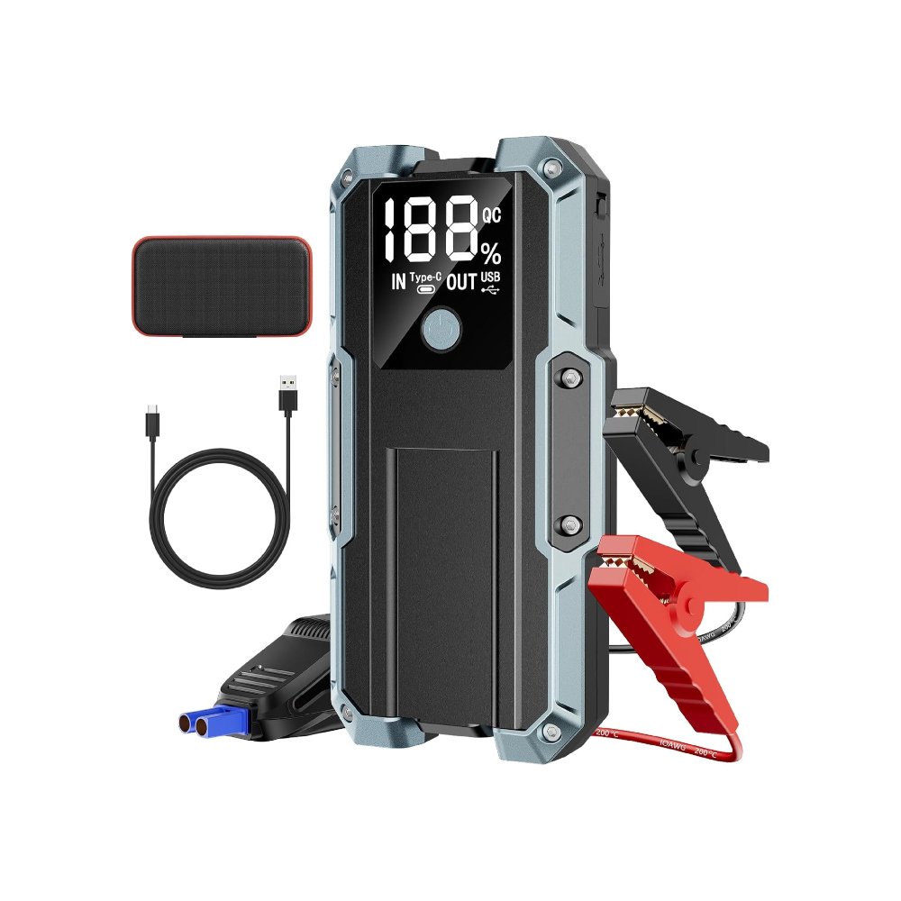 Tyonto K18: arrancador 3000A y powerbank 26 800 mAh