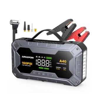 Arrancador AIMAPOW A40 con compresor: potencia y autonomía para tu coche. ¿Vale la pena?