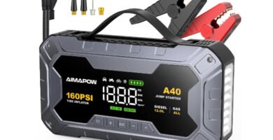 Arrancador AIMAPOW A40 con compresor: potencia y autonomía para tu coche. ¿Vale la pena?