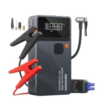 Análisis EBOSSOM JC 1500A | 12000 mAh + compresor de aire para coche
