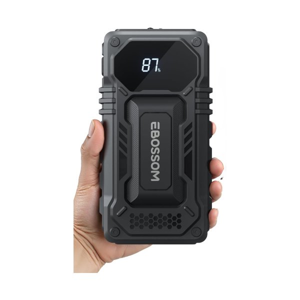 Análisis del EBOSSOM JS6 un arrancador 1500A y 12 000 mAh