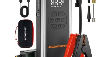 Arrancador ACMOUNT W160: 7000A, powerbank y compresor en un solo equipo