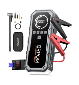 Review completa del arrancador BRPOM G20 con Inflador 160 PSI y 26800 mAh