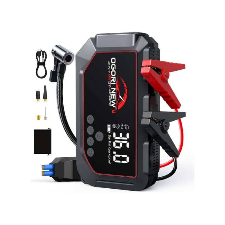 OGORI NEW K3 Opiniones: Arrancador 24000 mAh con Compresor