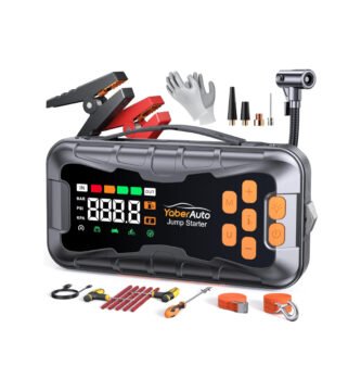 Análisis del YaberAuto AP03: Arrancador 8000A, Arranque Forzado y Compresor Portátil